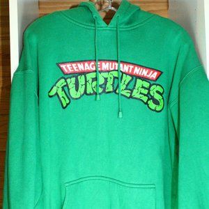 Vintage TMNT Ninja Turtles 2003 Green Hoodie